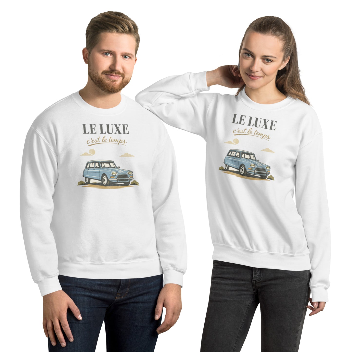 Le Luxe – Sweat-shirt Citroën Ami 8 | Nostalgie française et style intemporel