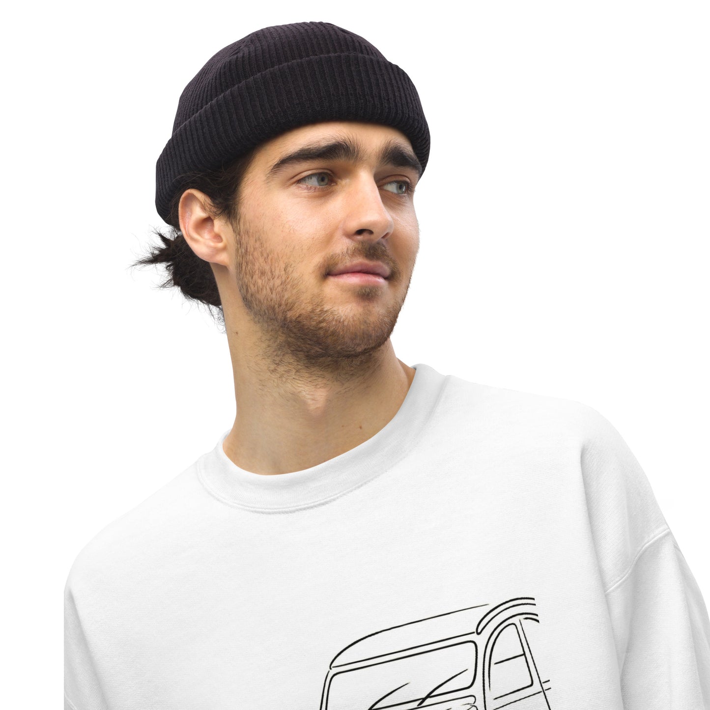Citroën 2CV Sweatshirt – Minimalist Line Art of the Legendary 2cv
