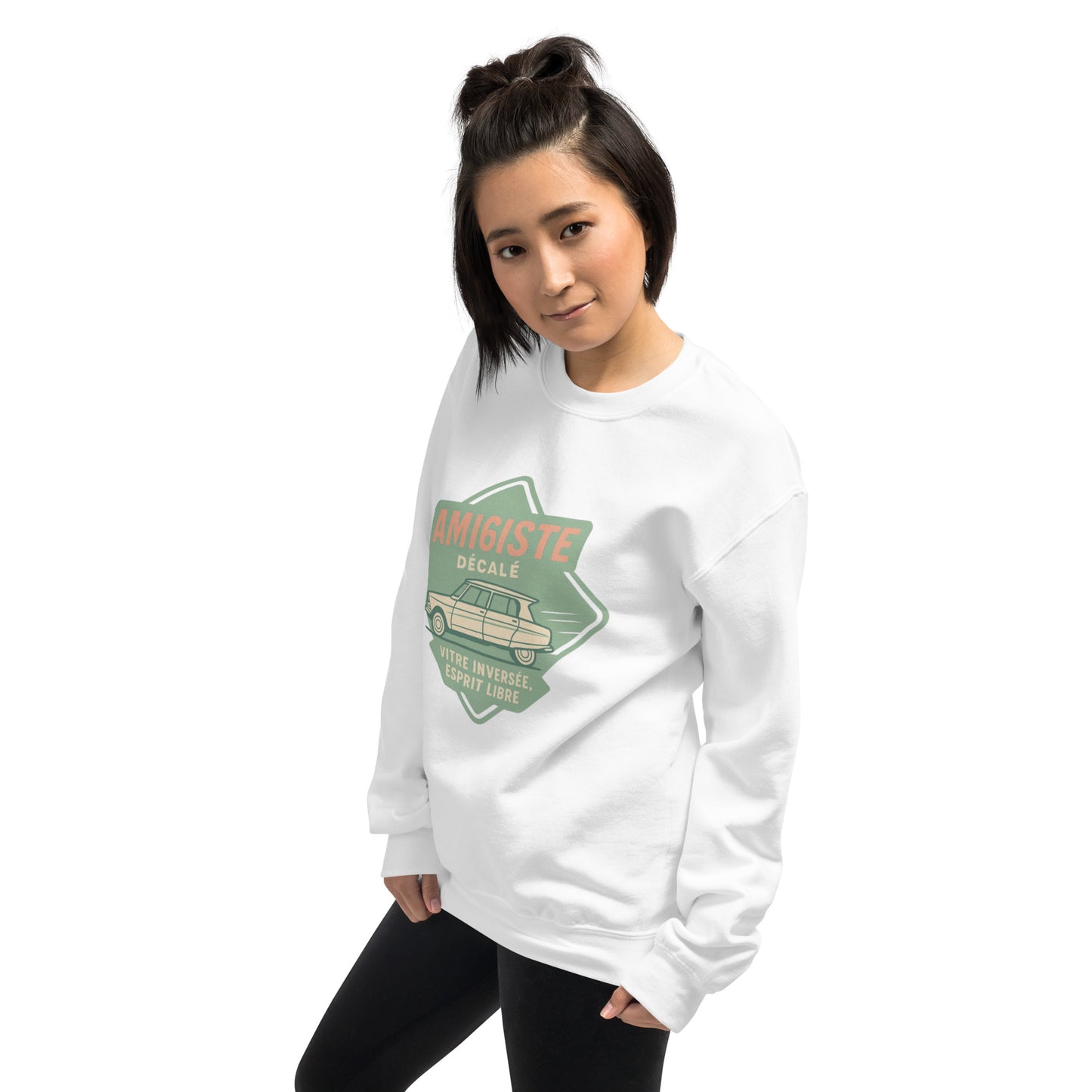 🧥 Ami6iste Décalé Sweatshirt – Voor koude dagen met een warme knipoog
