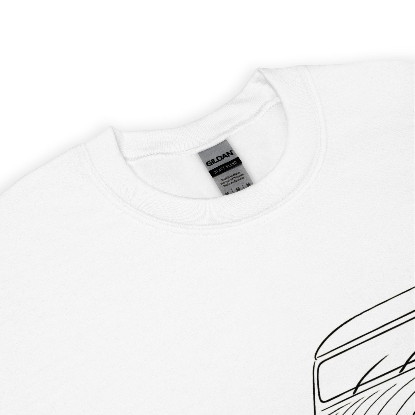 Citroën 2CV Sweatshirt – Minimalist Line Art of the Legendary 2cv