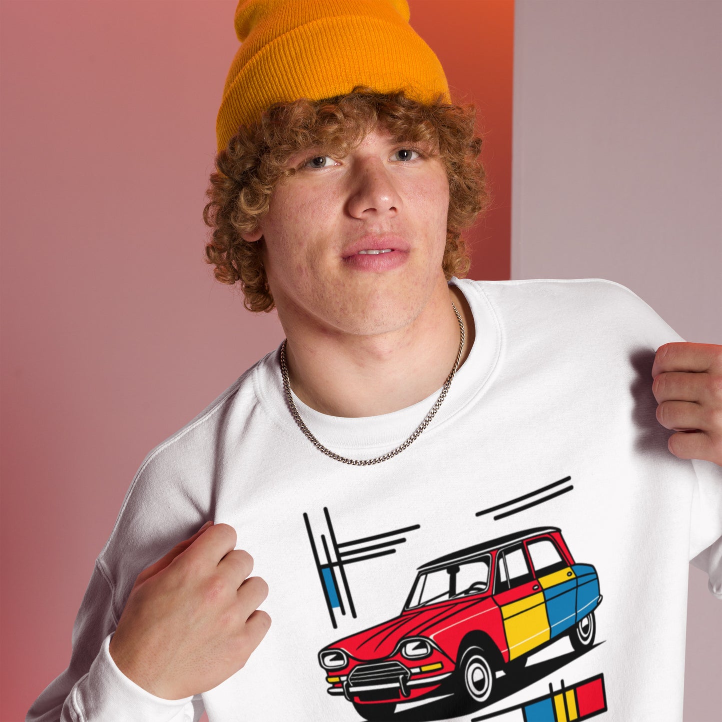 Mondrian Collection Sweatshirt – Model Ami 6