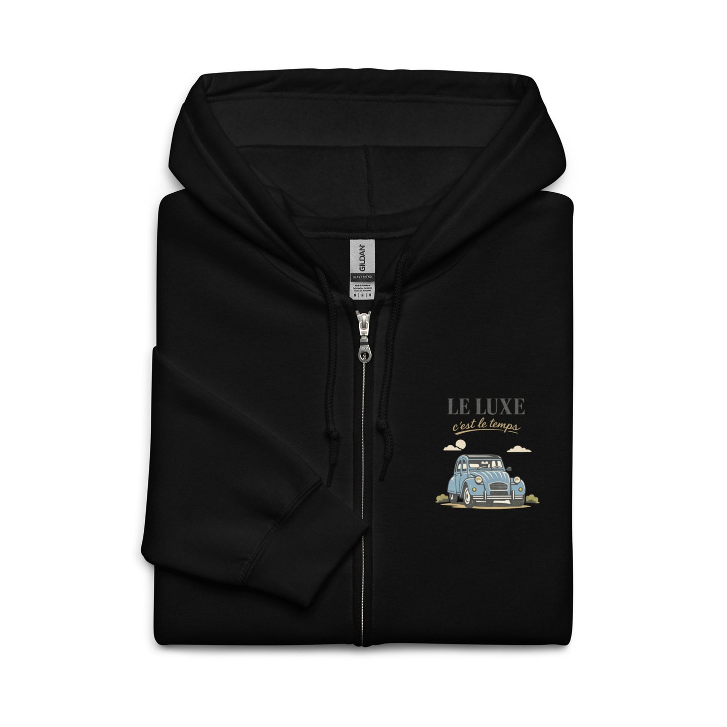 Le Luxe Zip Hoodie – Citroën 2CV | Iconische eenvoud & dagelijks comfort