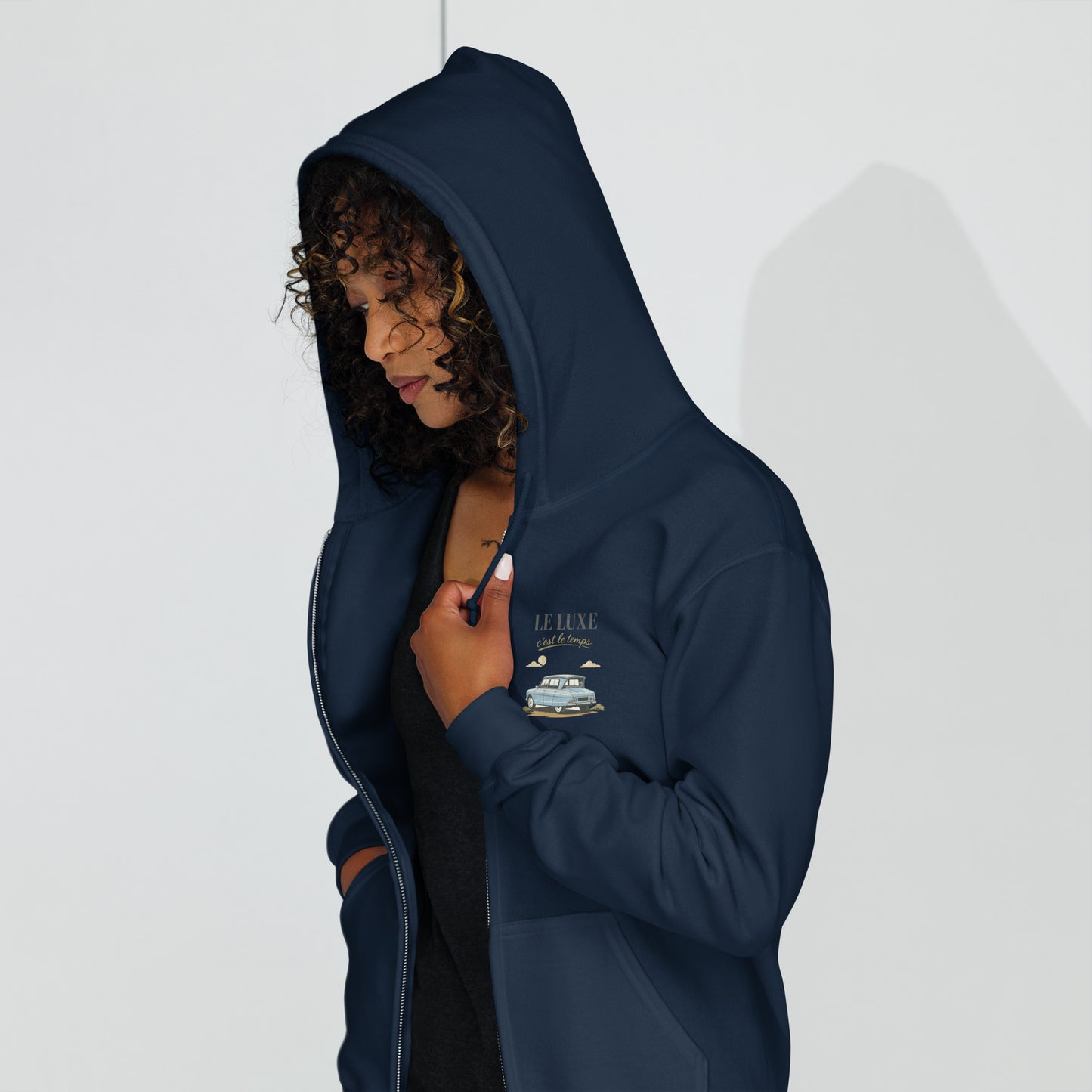 Le Luxe Zip Hoodie – Citroën Ami 6 | Retro design & modern comfort