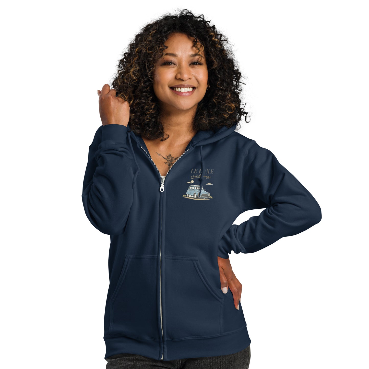 Le Luxe Zip Hoodie – Citroën Dyane | Authentieke klassieker & comfortabel design