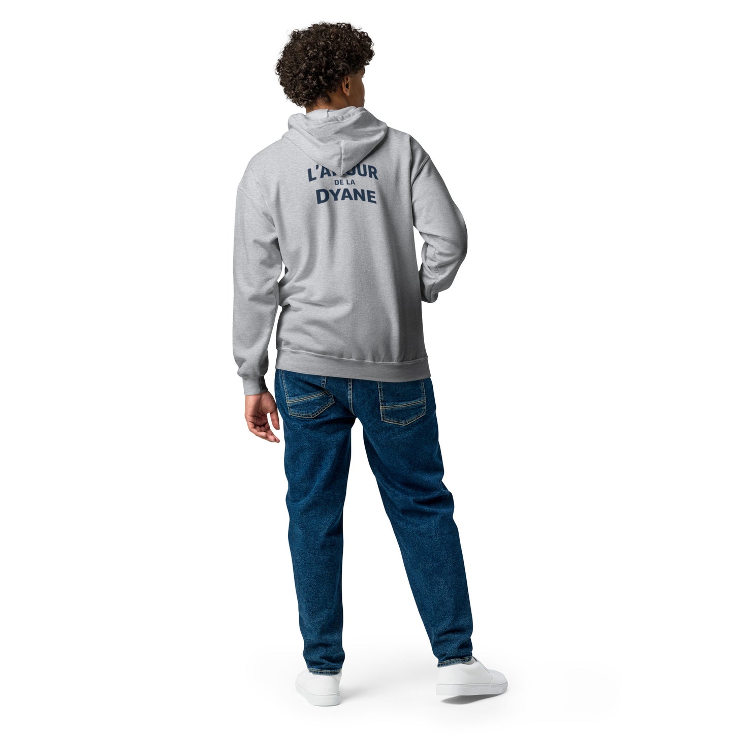 Citroën Dyane L’amour Zip Hoodie – “L’Amour de la Dyane” Design | Premium Fleece Hoodie met Rits