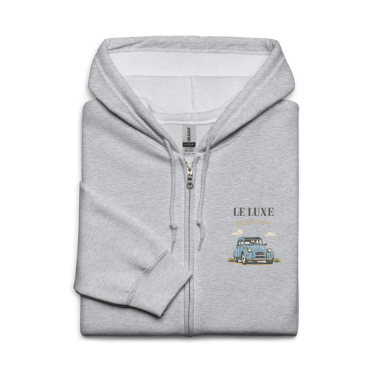 Le Luxe Zip Hoodie – Citroën 2CV | Iconische eenvoud & dagelijks comfort