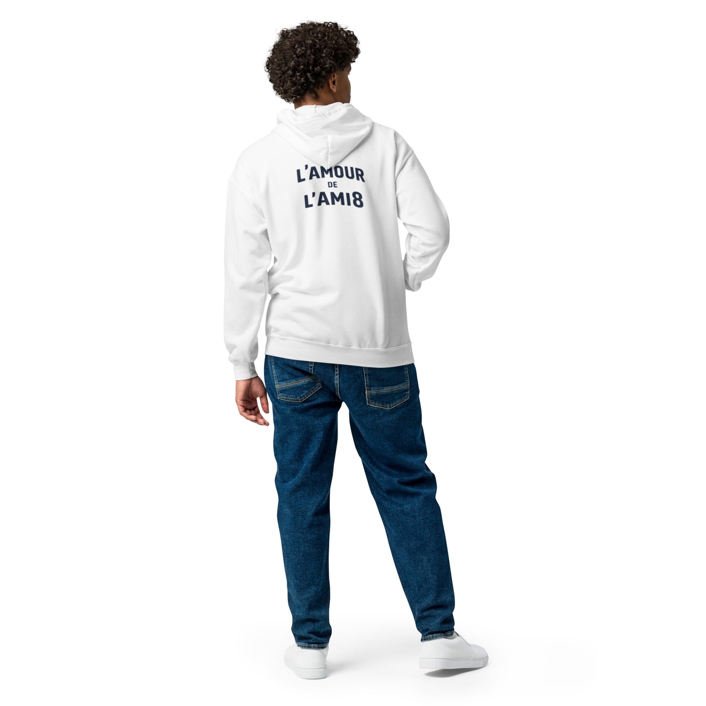 Citroën AMI8 L’amour Zip Hoodie – Design « L’Amour de l’AMI8 » | Sweat à capuche zippé en molleton premium