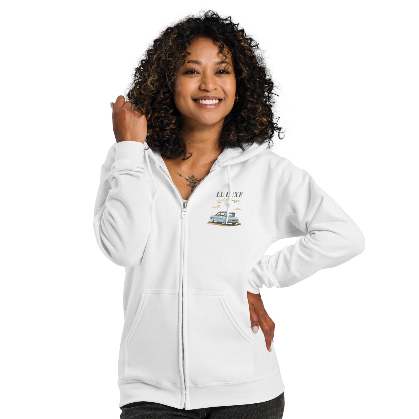 Le Luxe Zip Hoodie – Citroën Ami 6 | Retro design & modern comfort