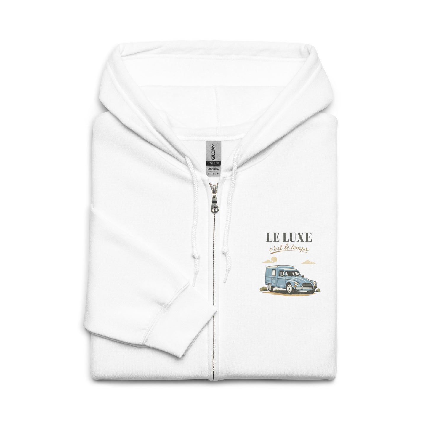 Le Luxe Zip Hoodie – Citroën Acadiane | Classic van & modern comfort
