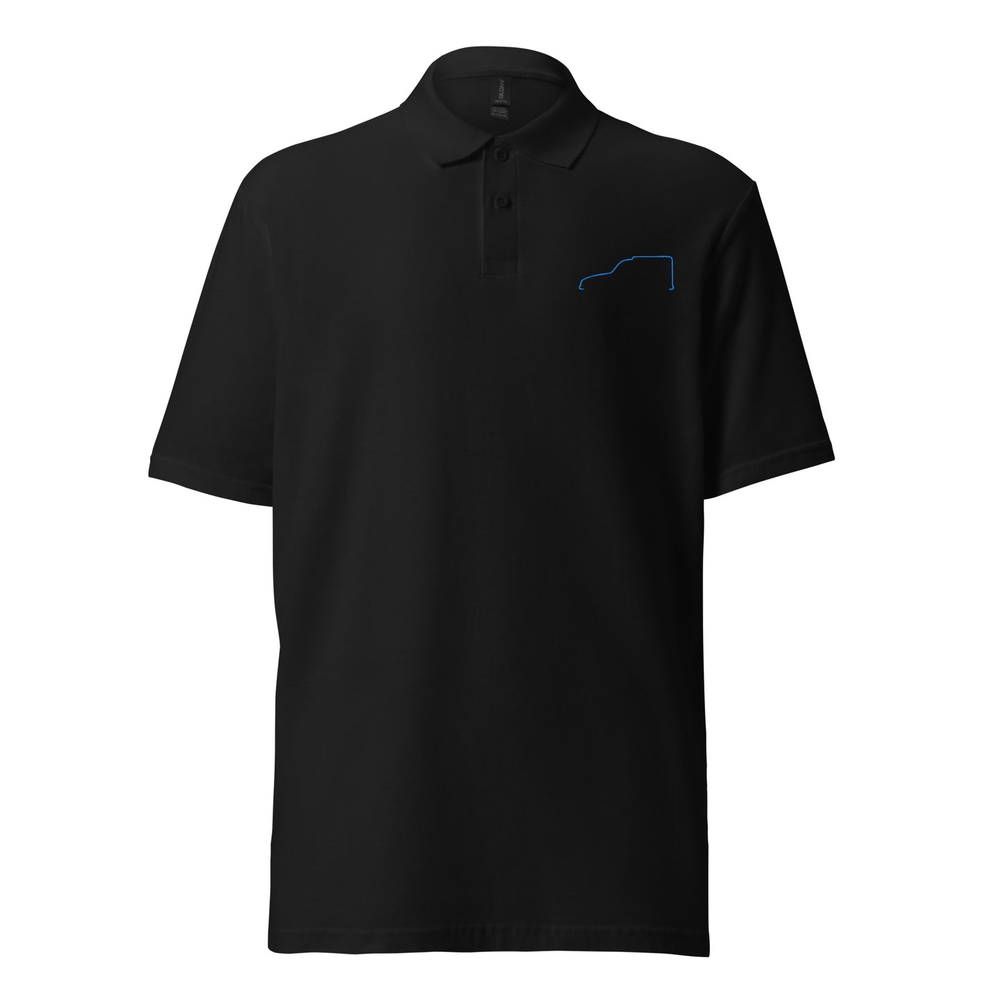 Unisex Piqué Polo – Silhouette Collectie | Citroën Acadiane Lijnkunst