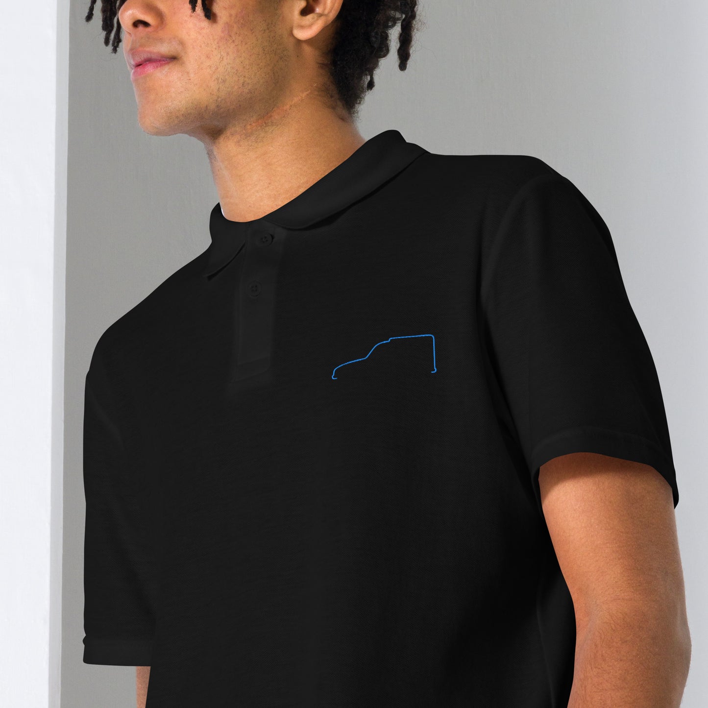 Unisex Piqué Polo – Silhouette Collectie | Citroën Acadiane Lijnkunst