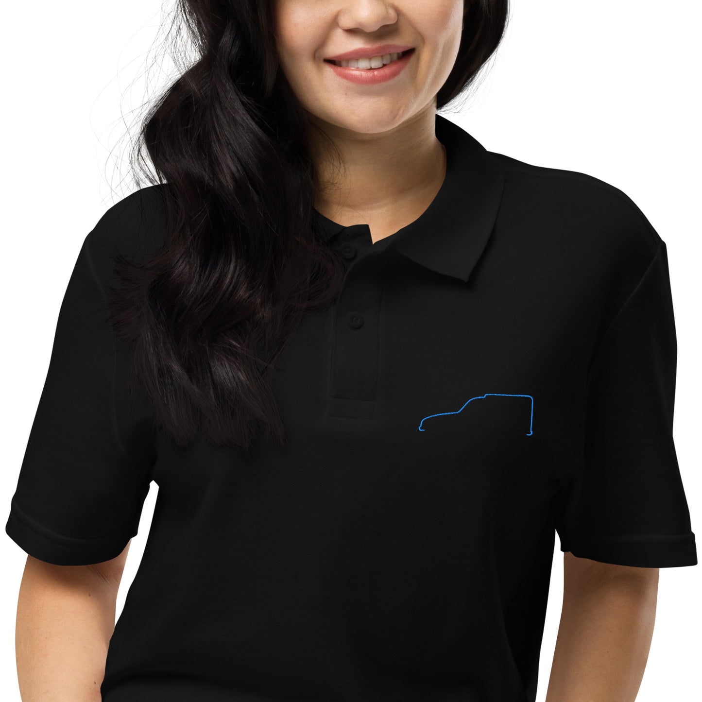 Unisex Piqué Polo – Silhouette Collectie | Citroën Acadiane Lijnkunst