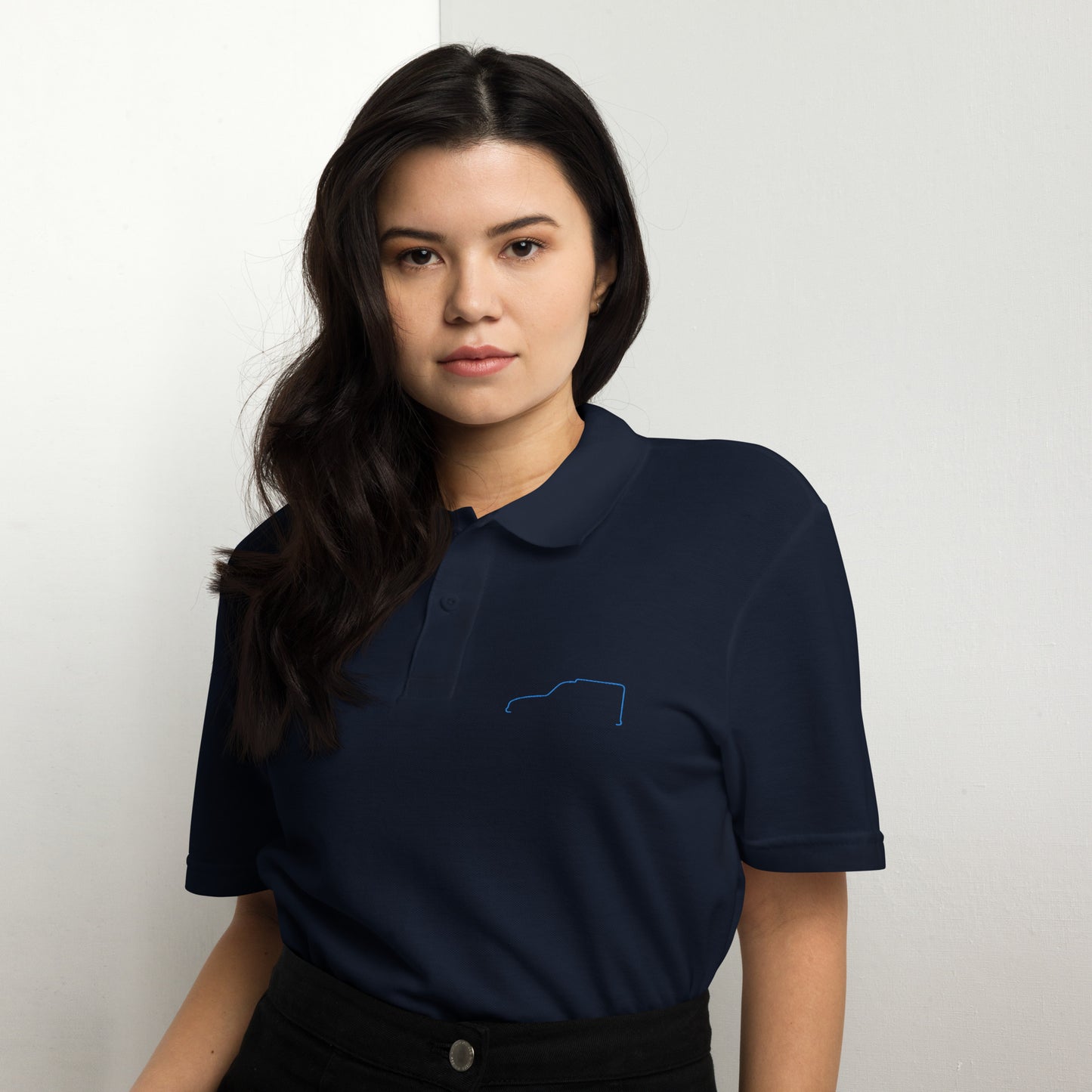 Unisex Piqué Polo – Silhouette Collectie | Citroën Acadiane Lijnkunst