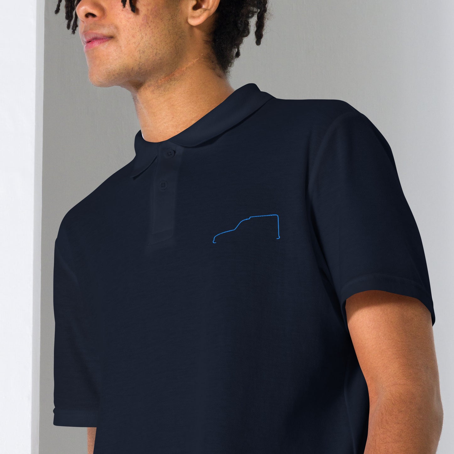 Unisex Piqué Polo – Silhouette Collectie | Citroën Acadiane Lijnkunst