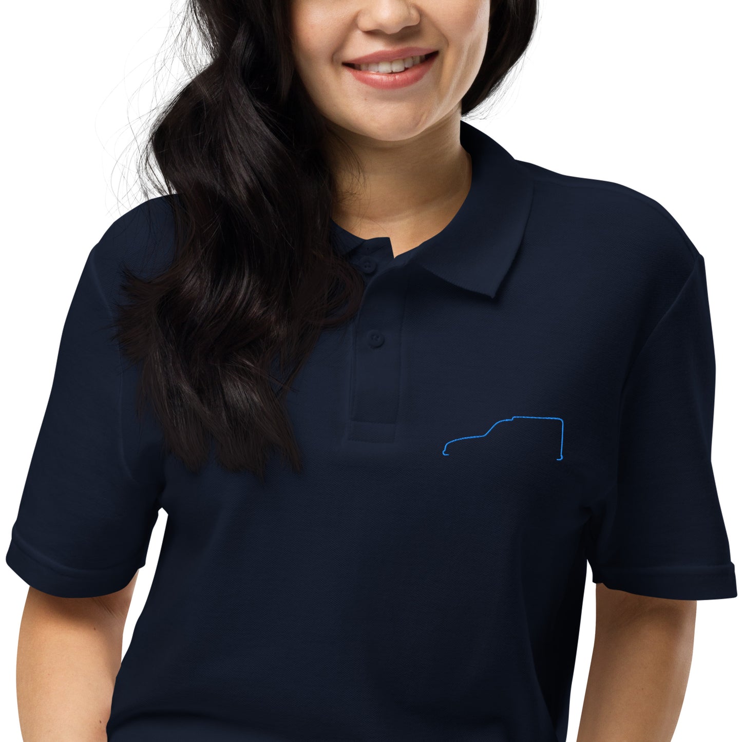 Unisex Piqué Polo – Silhouette Collectie | Citroën Acadiane Lijnkunst