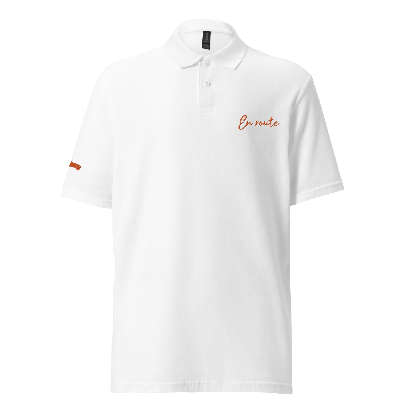 Polo BURTON Sportscar brodé En Route disponible en noir, gris marine ou blanc