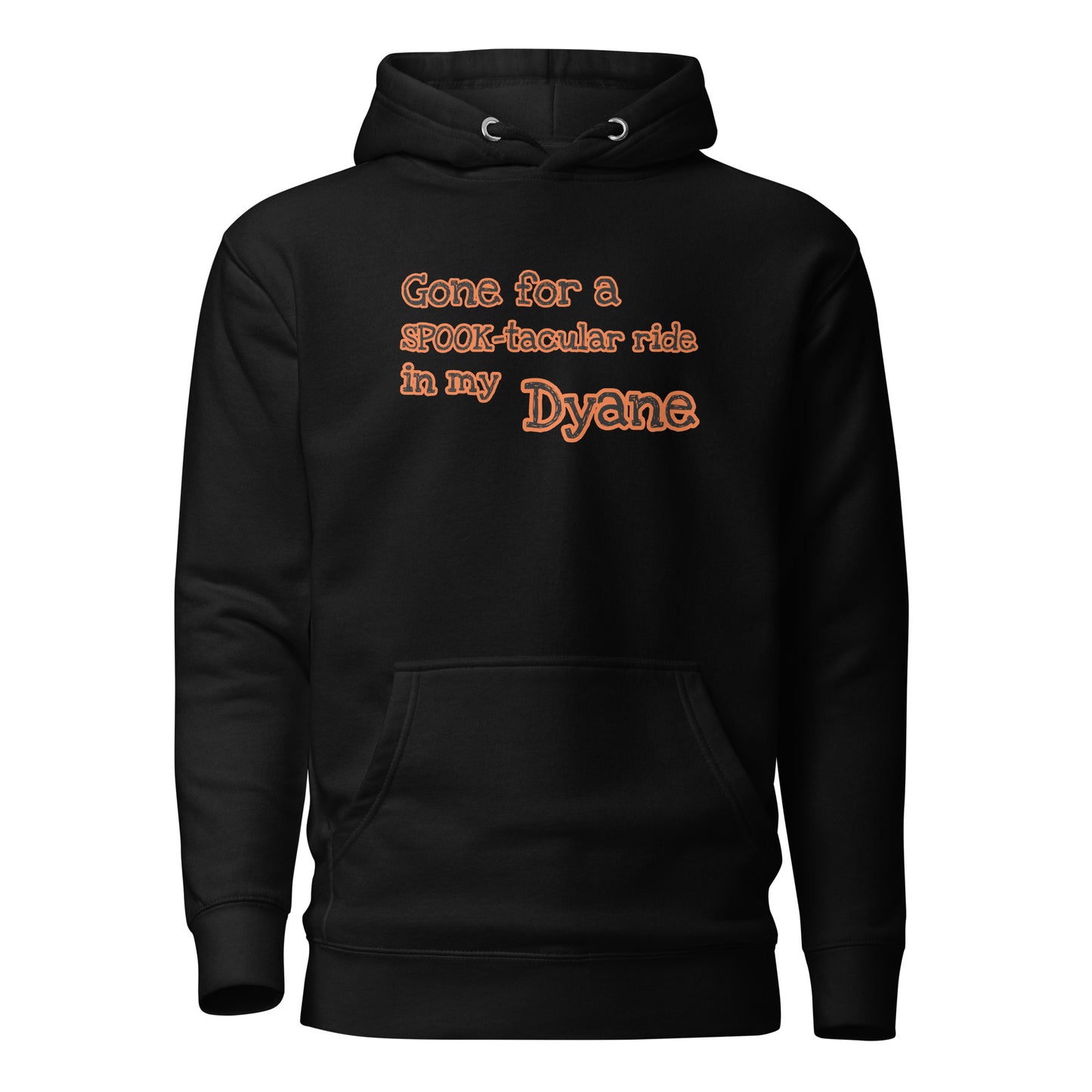 Gone for a SPOOK-tacular ride in my DYANE hoodie verkrijgbaar in Zwart, Grijs of Wit