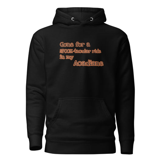 Gone for a SPOOK-tacular ride in my ACADIANE hoodie available in Black, Grey or White