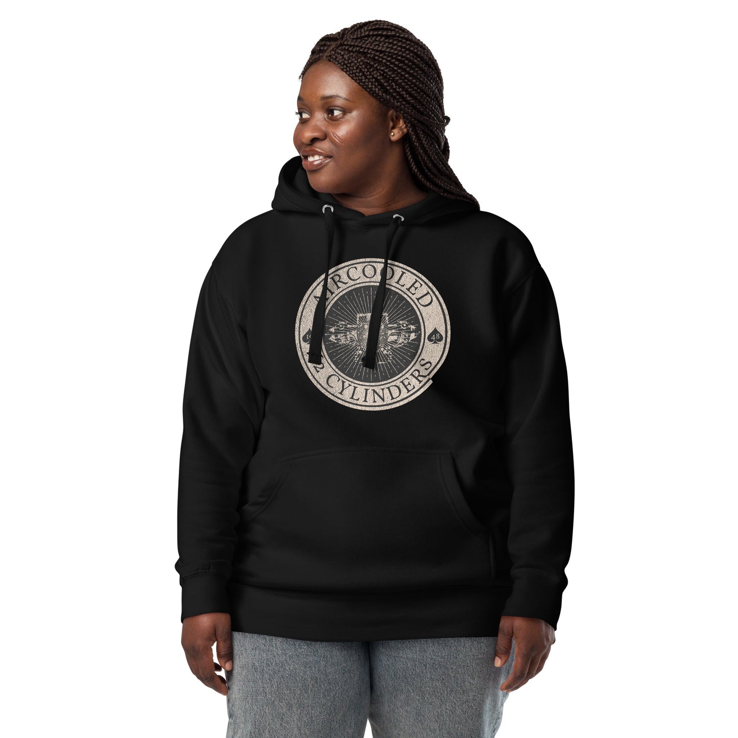 🔧 Aircooled 2 Cylinders Hoodie – Pure motorliefde in retrostijl
