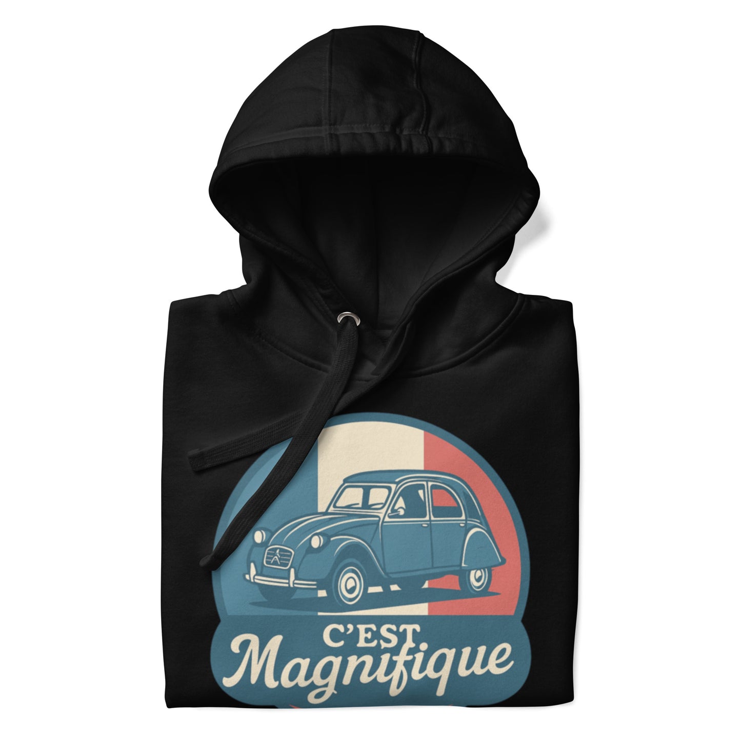 🇫🇷 C’est Magnifique – Premium Hoodie voor de echte 2CV-liefhebber