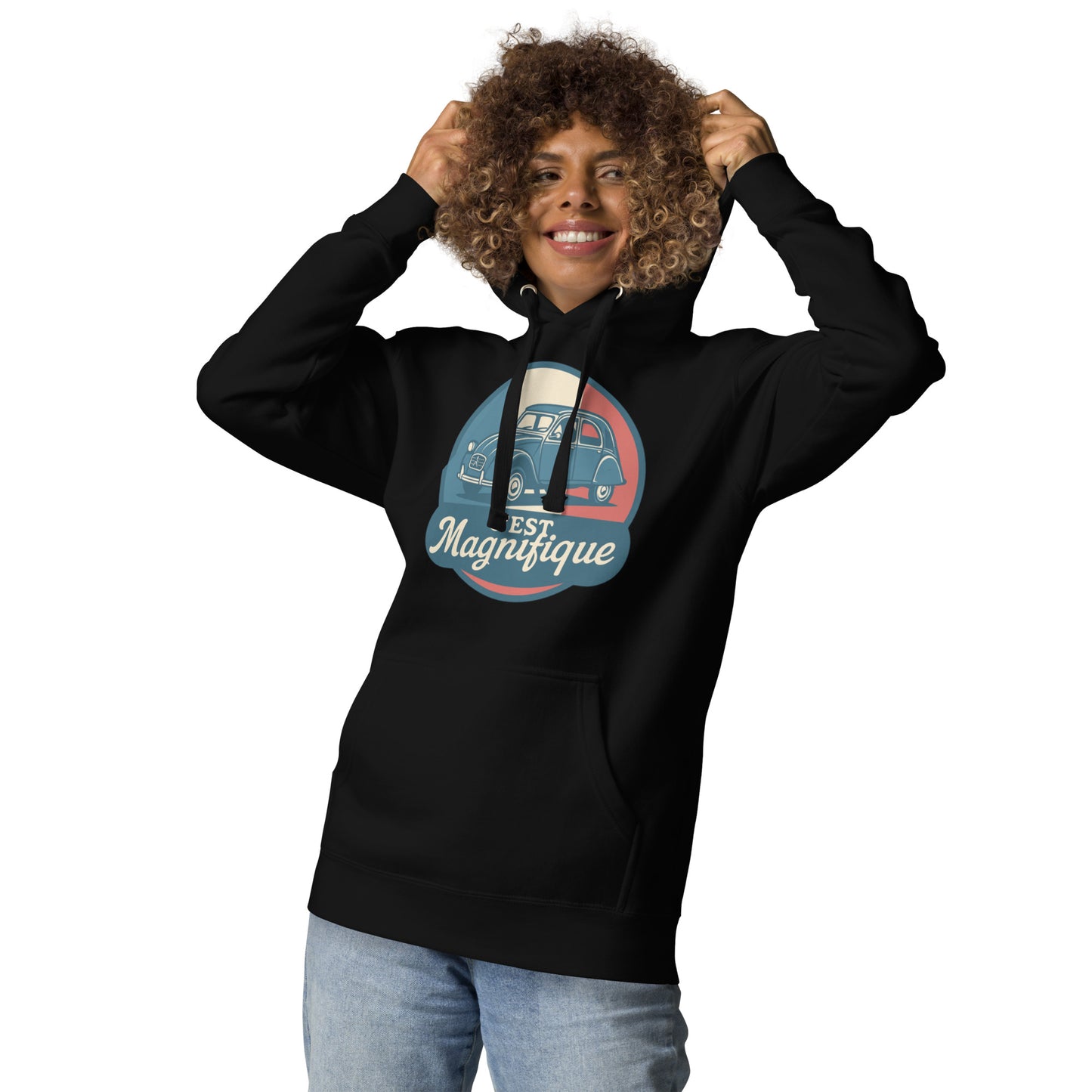 🇫🇷 C’est Magnifique – Premium Hoodie voor de echte 2CV-liefhebber