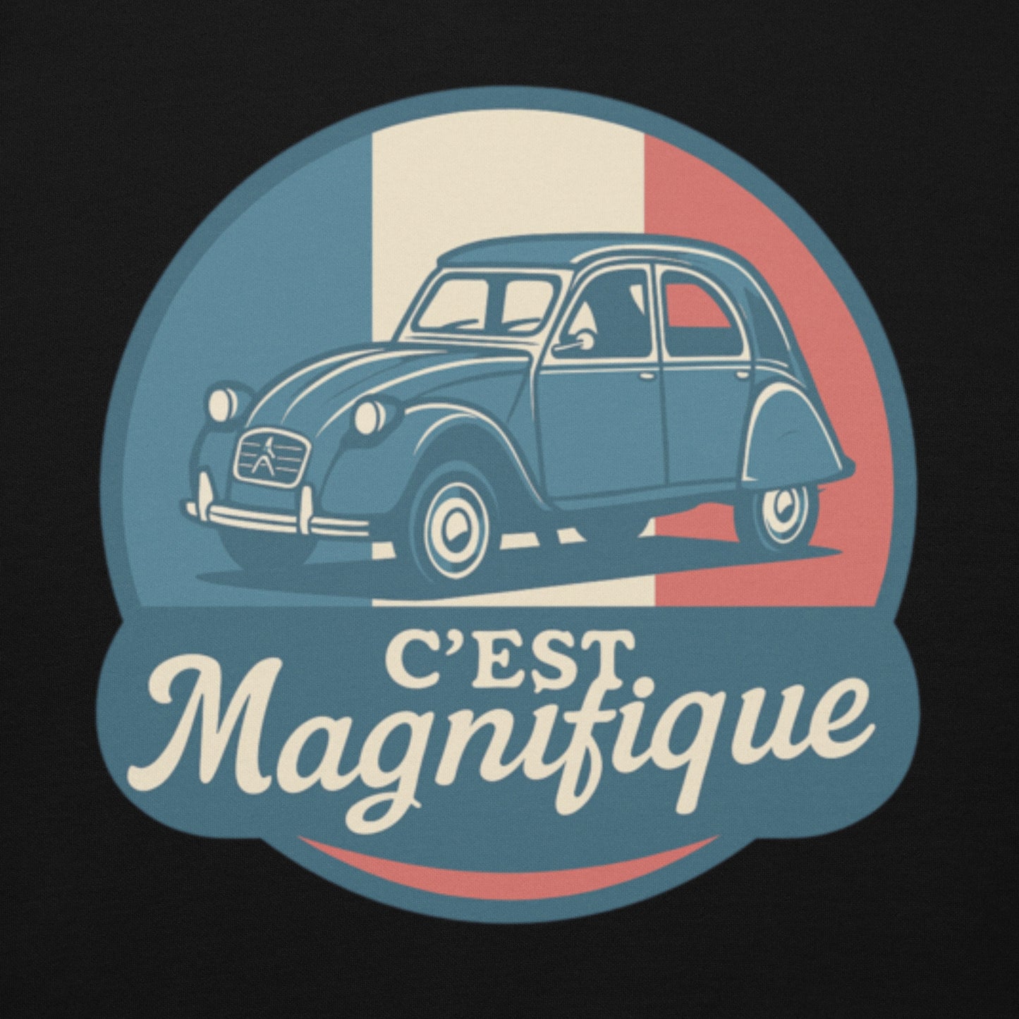 🇫🇷 C’est Magnifique – Premium Hoodie voor de echte 2CV-liefhebber