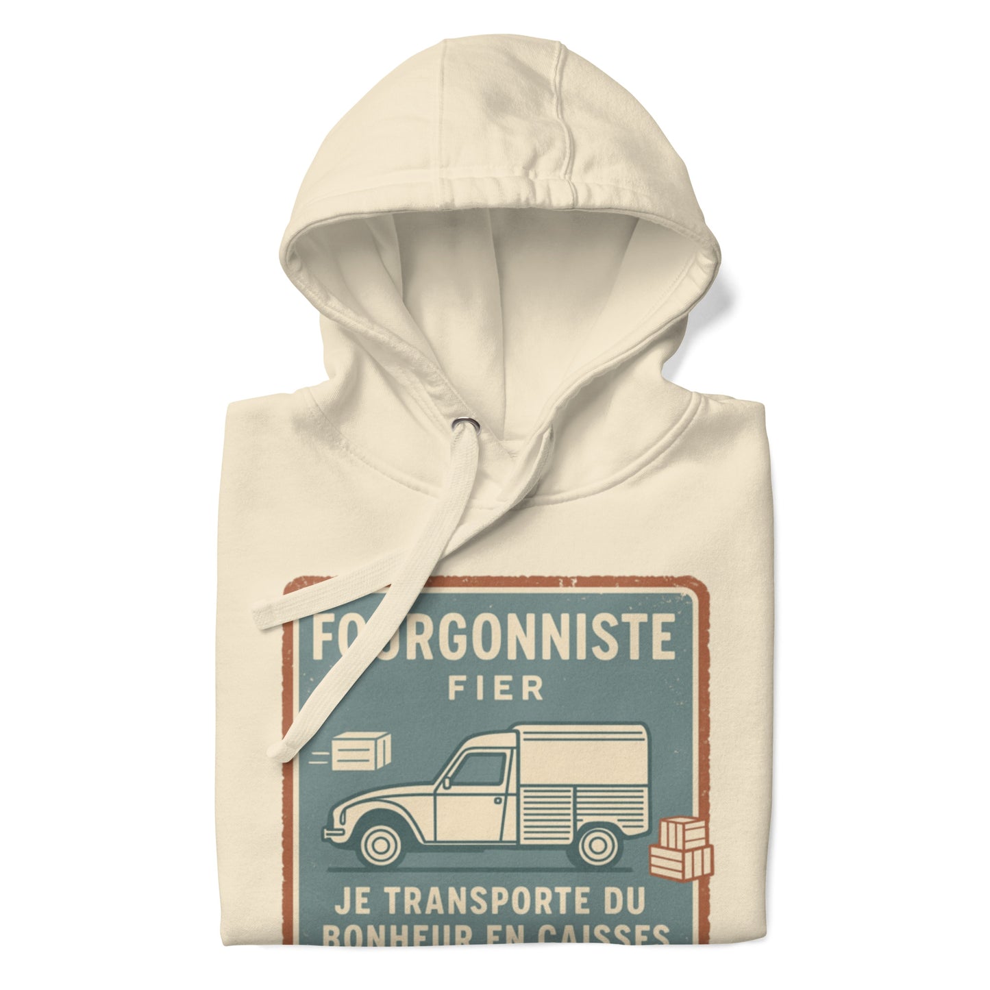 🚚 Fourgonniste Fier Hoodie – Warm, stijlvol en een tikkeltje nostalgisch