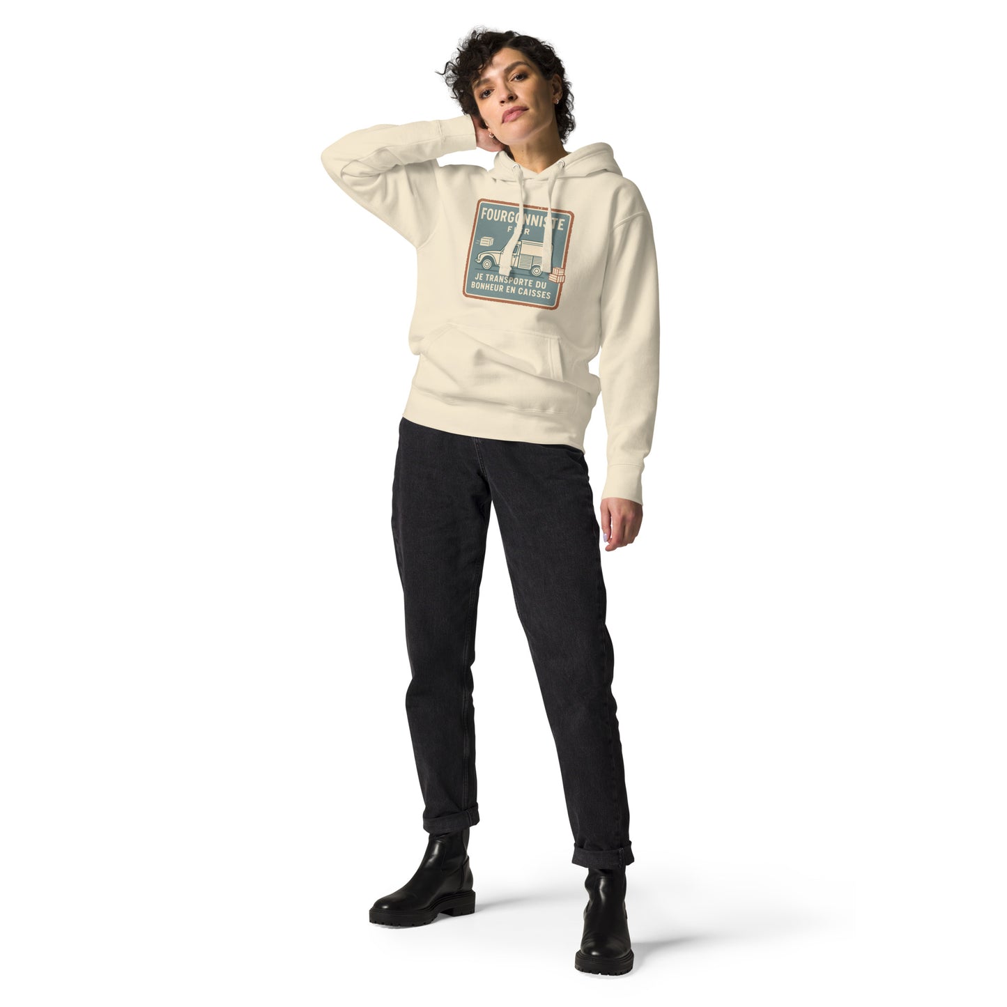 🚚 Fourgonniste Fier Hoodie – Warm, stijlvol en een tikkeltje nostalgisch