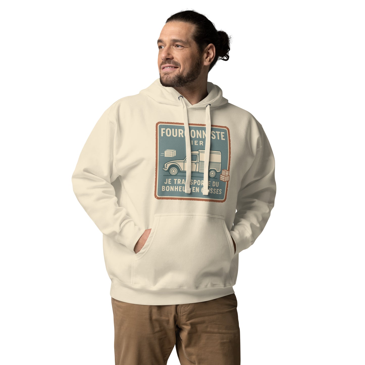 🚚 Fourgonniste Fier Hoodie – Warm, stijlvol en een tikkeltje nostalgisch