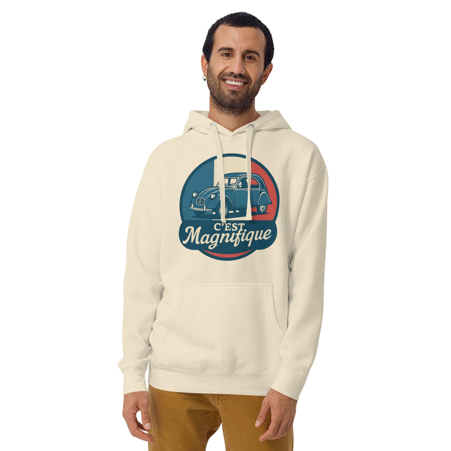 🇫🇷 C’est Magnifique – Premium Hoodie voor de echte 2CV-liefhebber