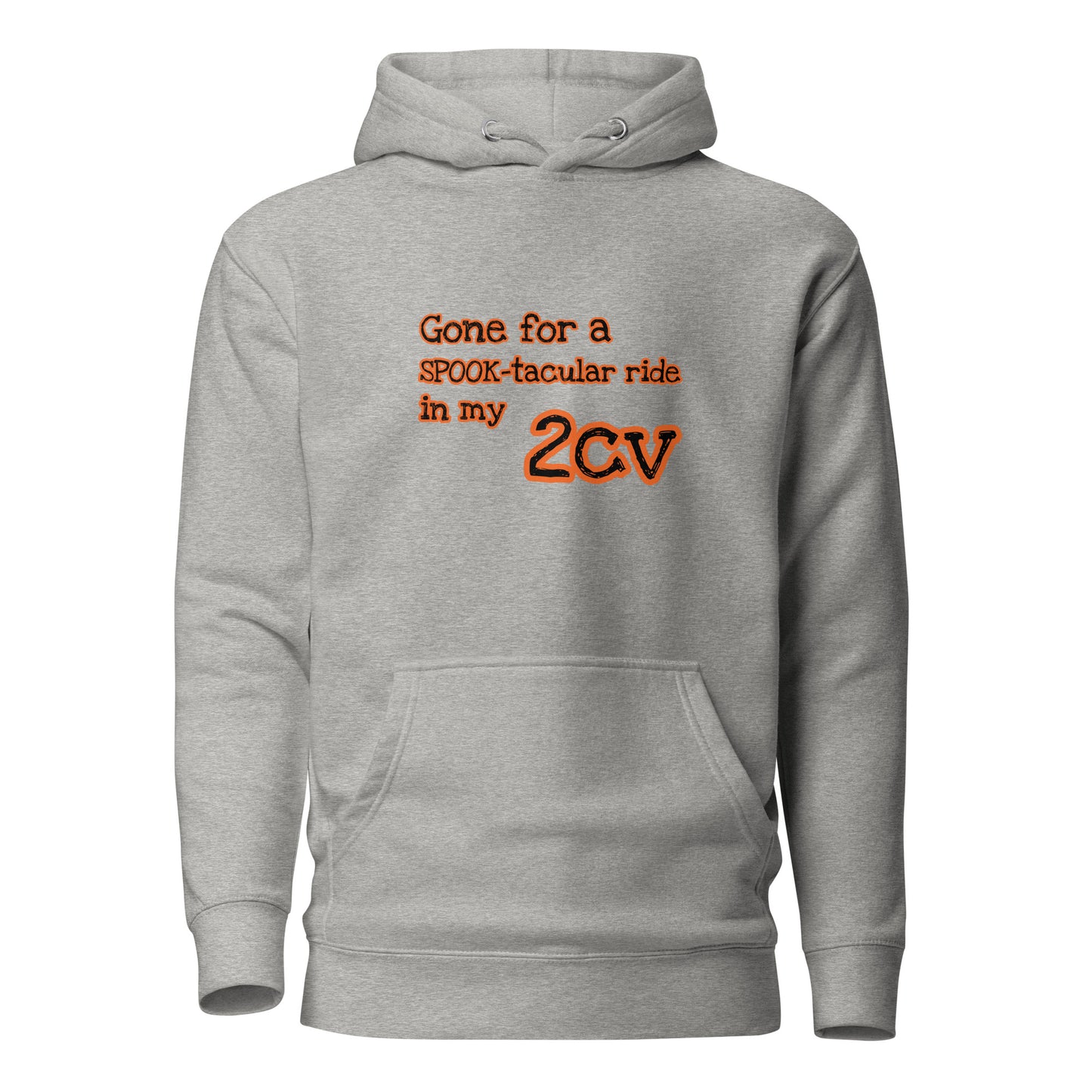 Gone for a SPOOK-tacular ride in my 2cv hoodie available in Black, Grey or White