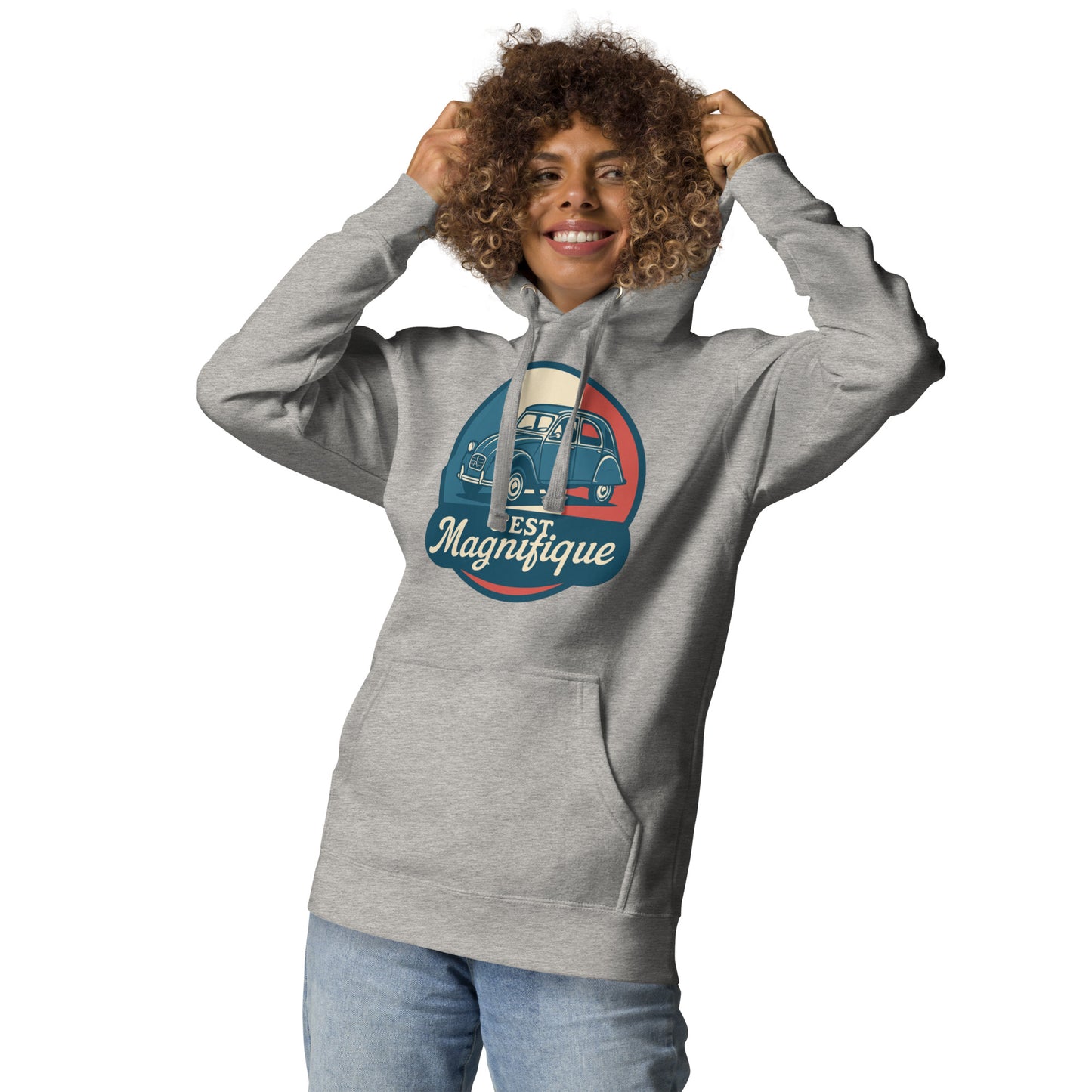 🇫🇷 C’est Magnifique – Premium Hoodie voor de echte 2CV-liefhebber
