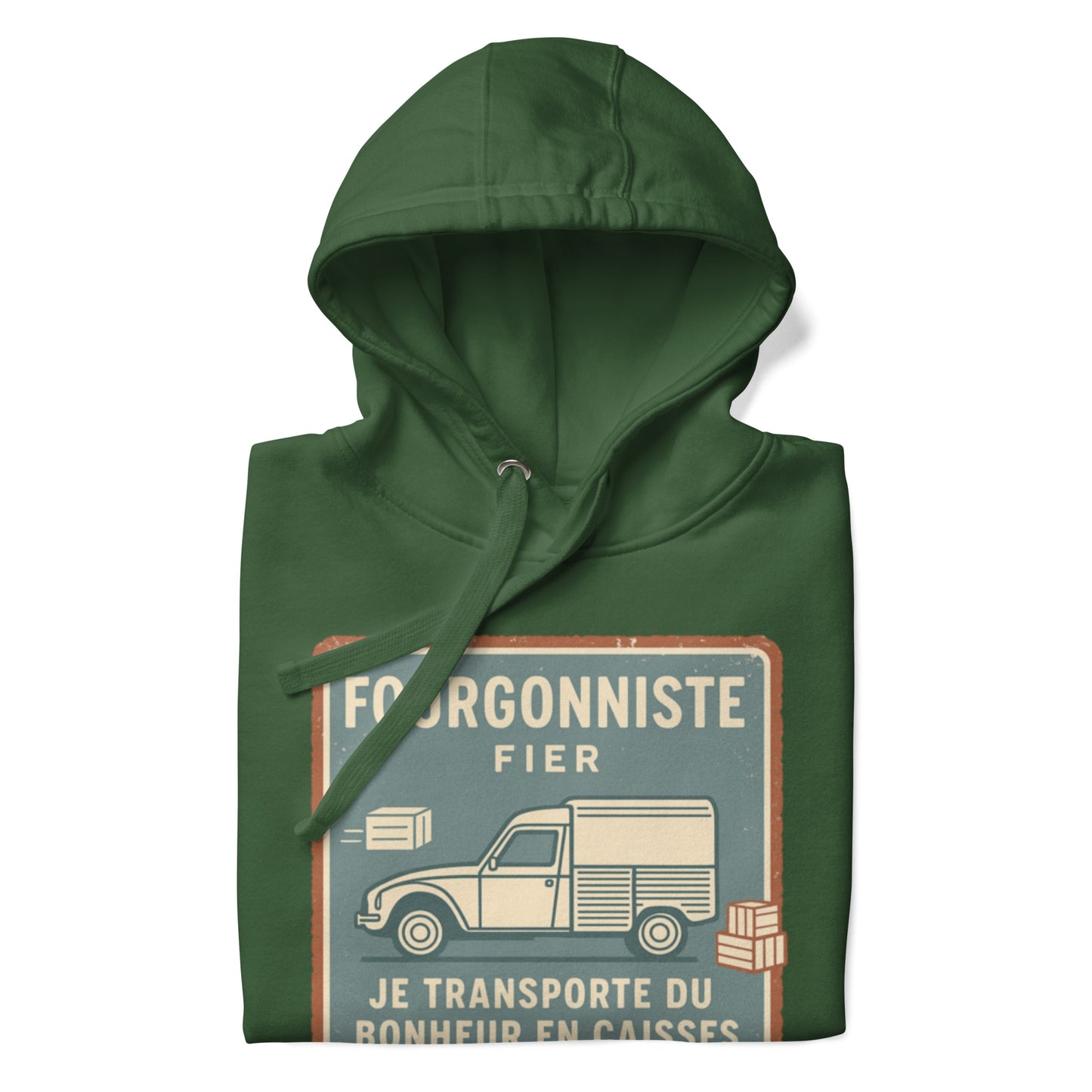 🚚 Fourgonniste Fier Hoodie – Warm, stijlvol en een tikkeltje nostalgisch