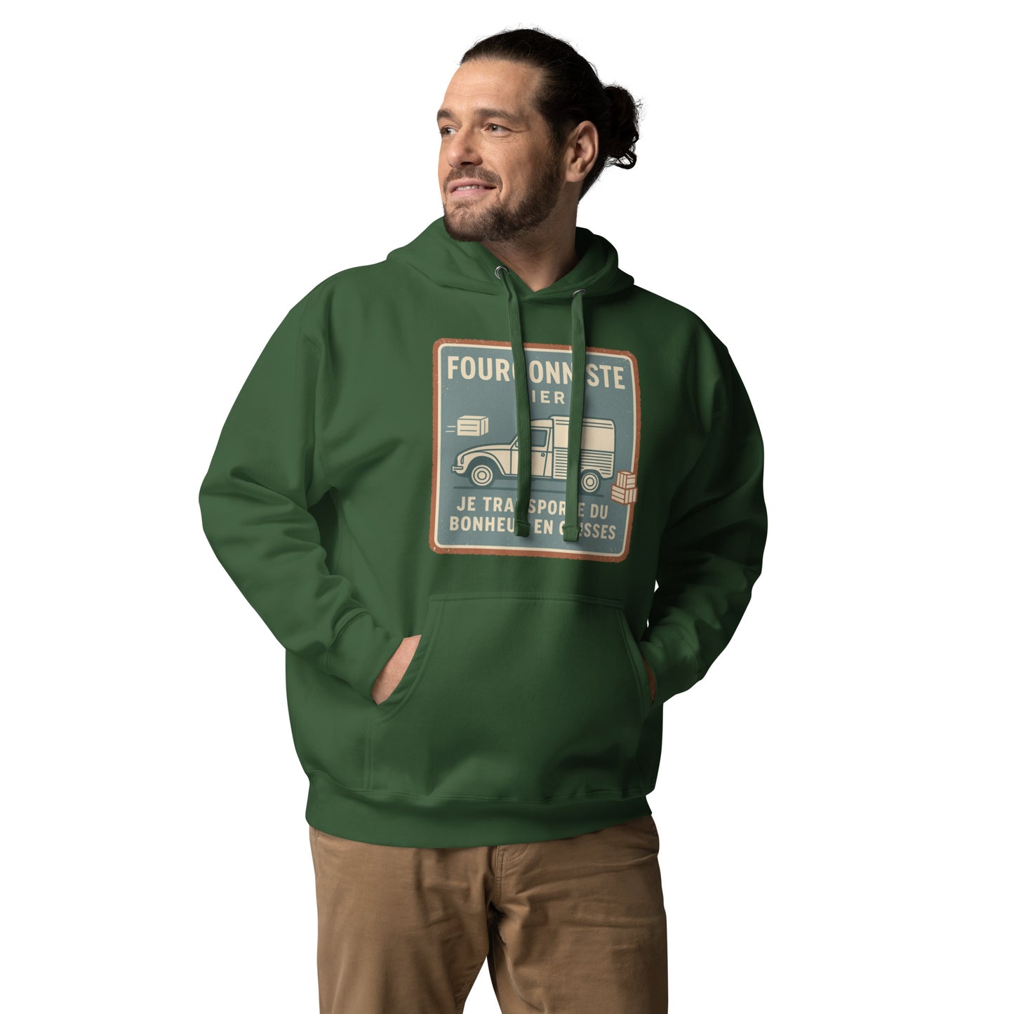 🚚 Fourgonniste Fier Hoodie – Warm, stijlvol en een tikkeltje nostalgisch