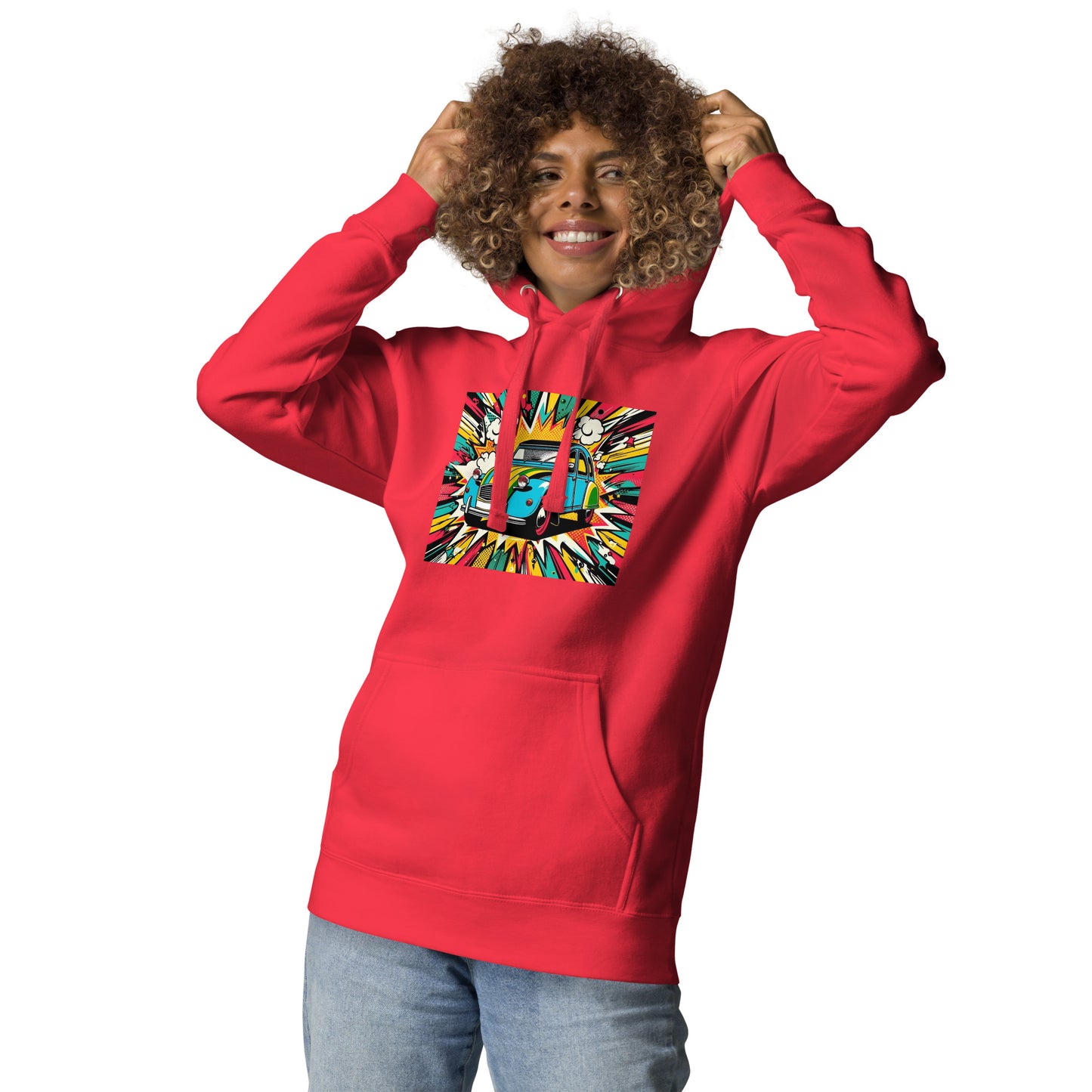 Pop Art Hoodie – Citroën 2CV x Warhol Vibes for the Ultimate Eyecatcher