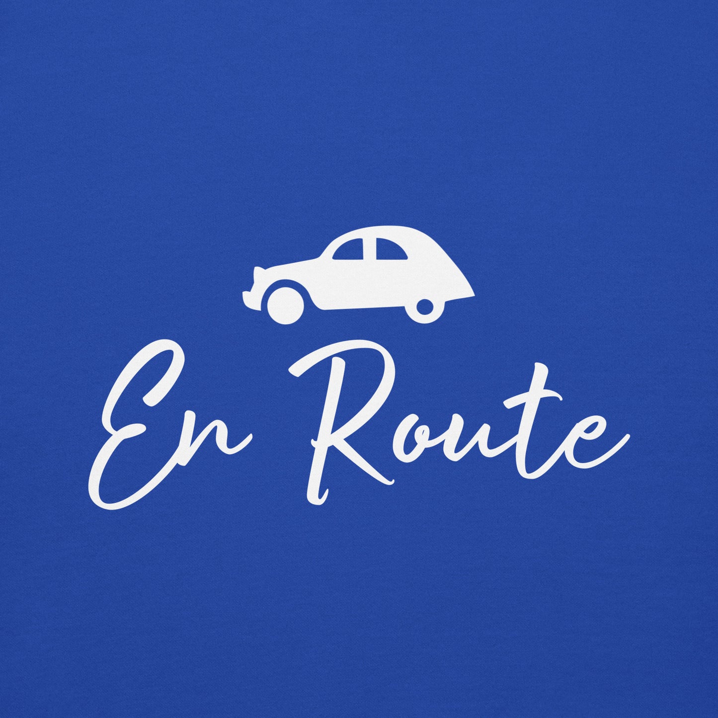 Premium unisex hoodie Citroën 2cv En Route - Black, Navy or Blue