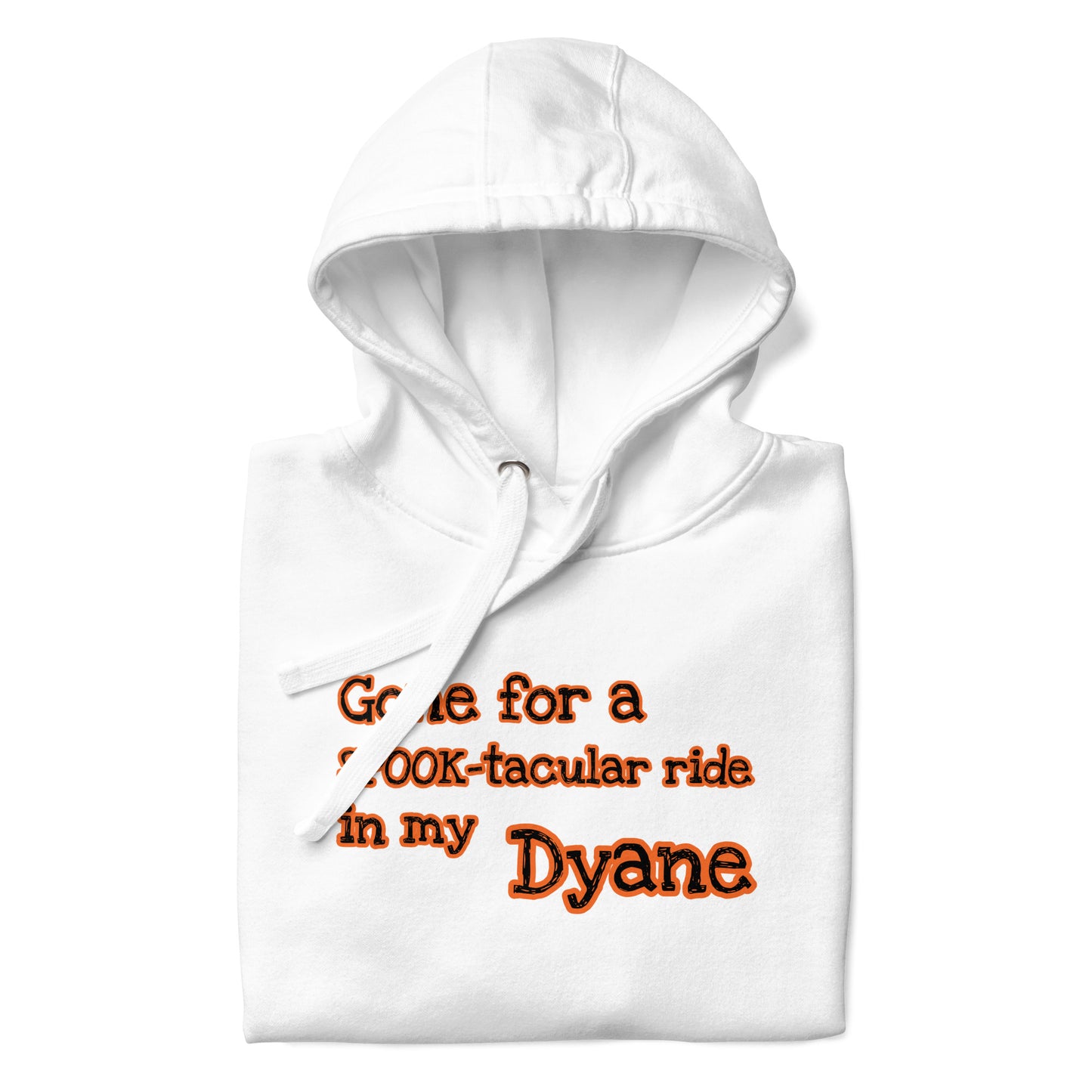 Gone for a SPOOK-tacular ride in my DYANE hoodie verkrijgbaar in Zwart, Grijs of Wit