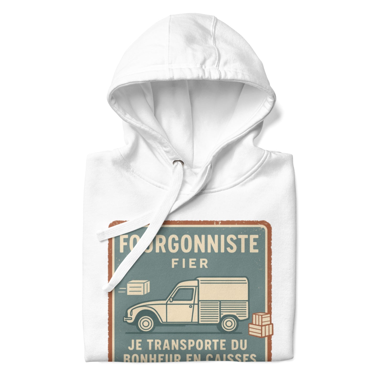 🚚 Fourgonniste Fier Hoodie – Warm, stijlvol en een tikkeltje nostalgisch