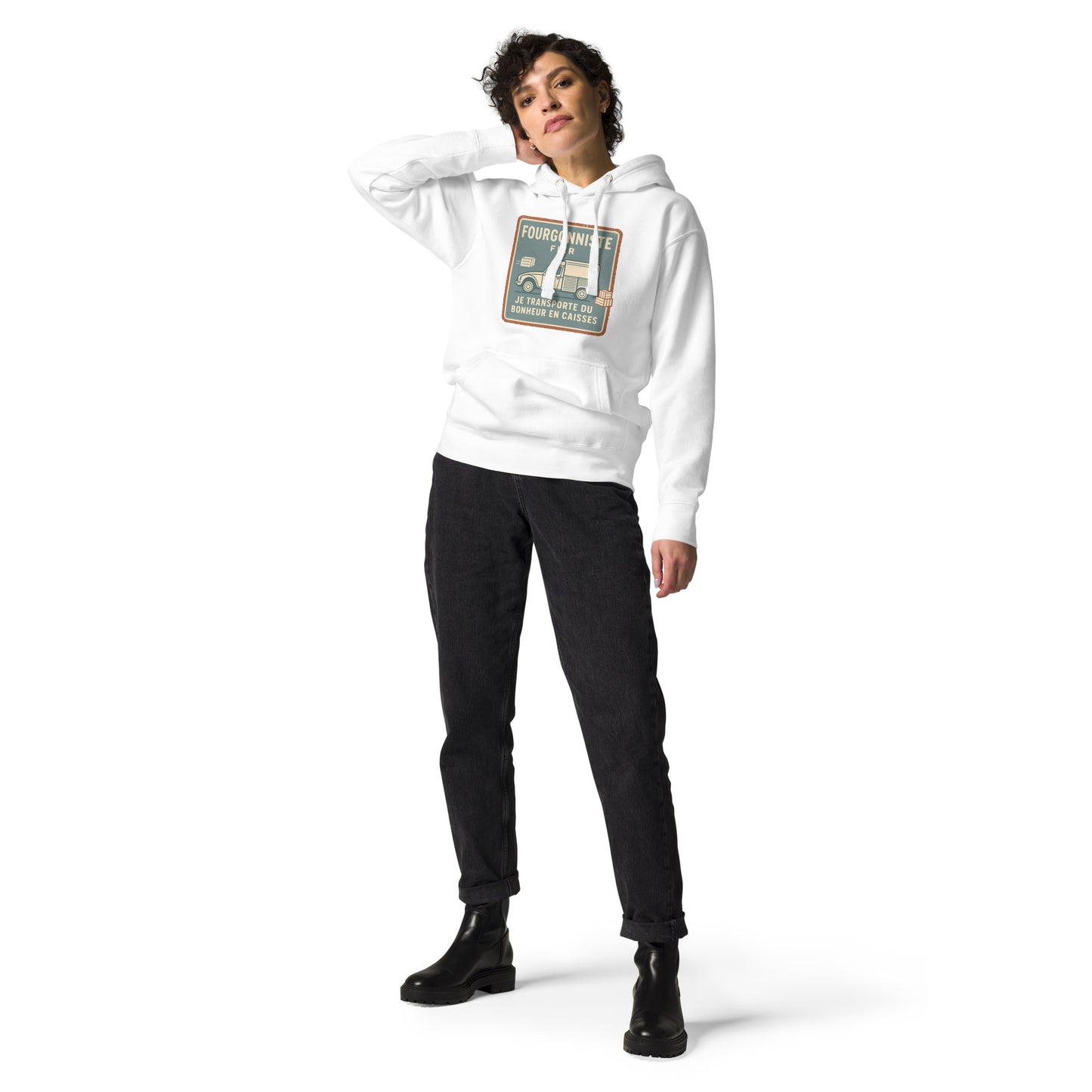 🚚 Fourgonniste Fier Hoodie – Warm, stijlvol en een tikkeltje nostalgisch