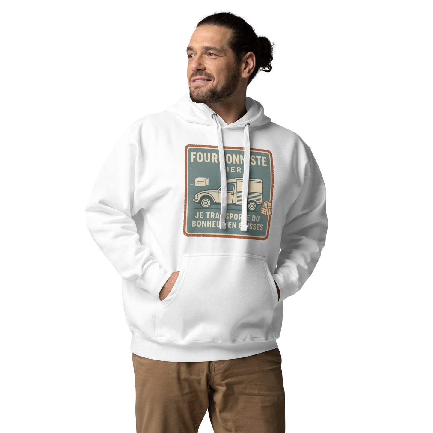 🚚 Fourgonniste Fier Hoodie – Warm, stijlvol en een tikkeltje nostalgisch