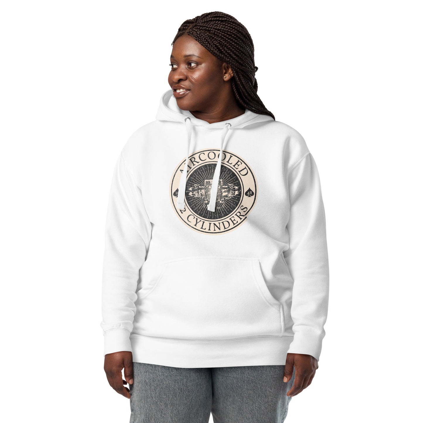 🔧 Aircooled 2 Cylinders Hoodie – Pure motorliefde in retrostijl