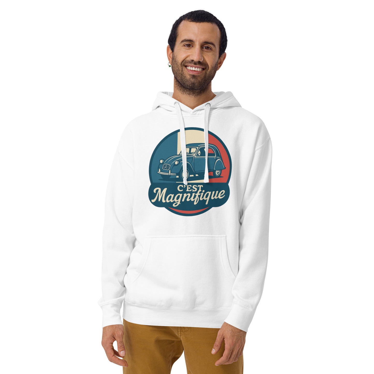 🇫🇷 C’est Magnifique – Premium Hoodie voor de echte 2CV-liefhebber