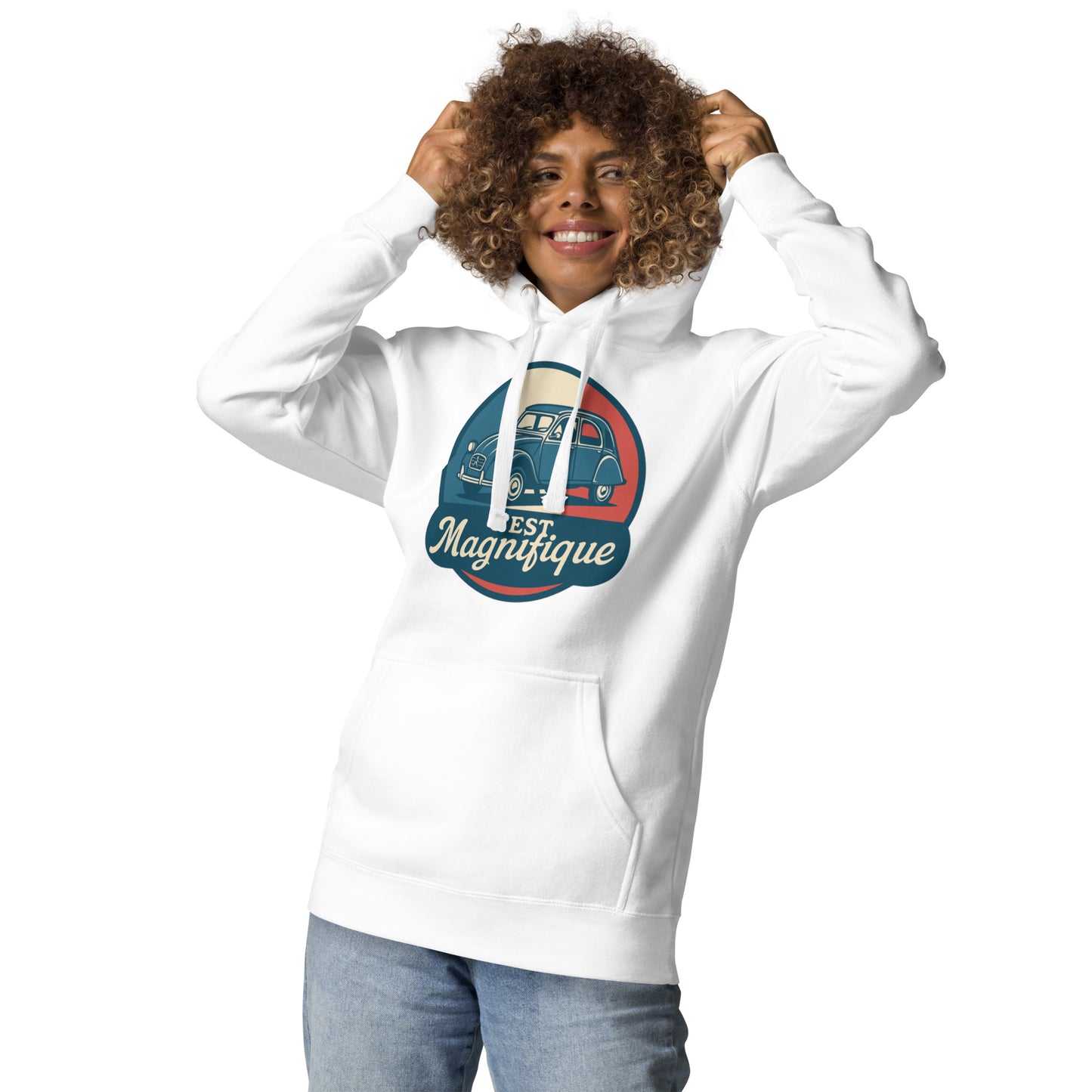 🇫🇷 C’est Magnifique – Premium Hoodie voor de echte 2CV-liefhebber