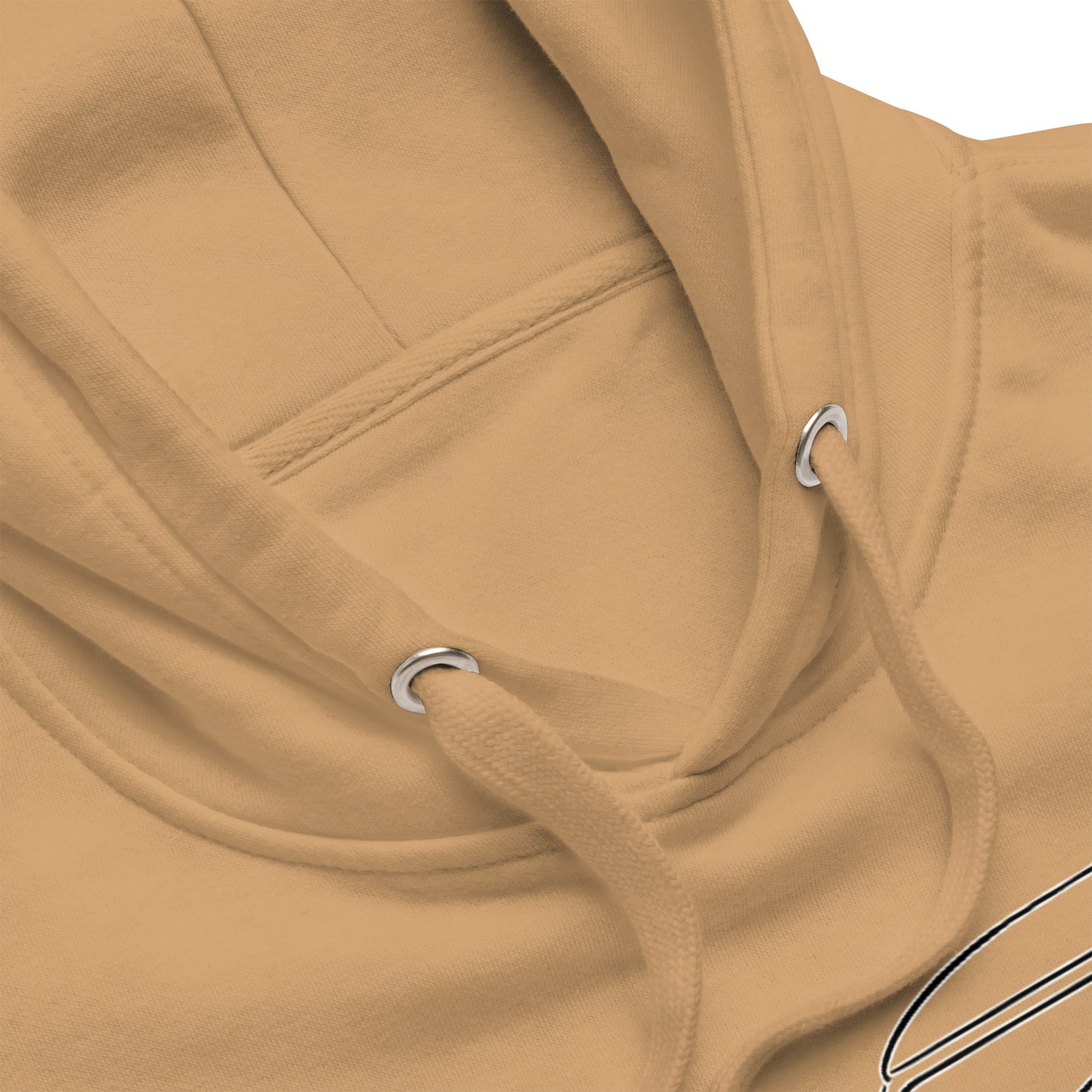 Premium Hoodie “2CV Line Art” – Minimalistische Citroën 2CV Hoodie