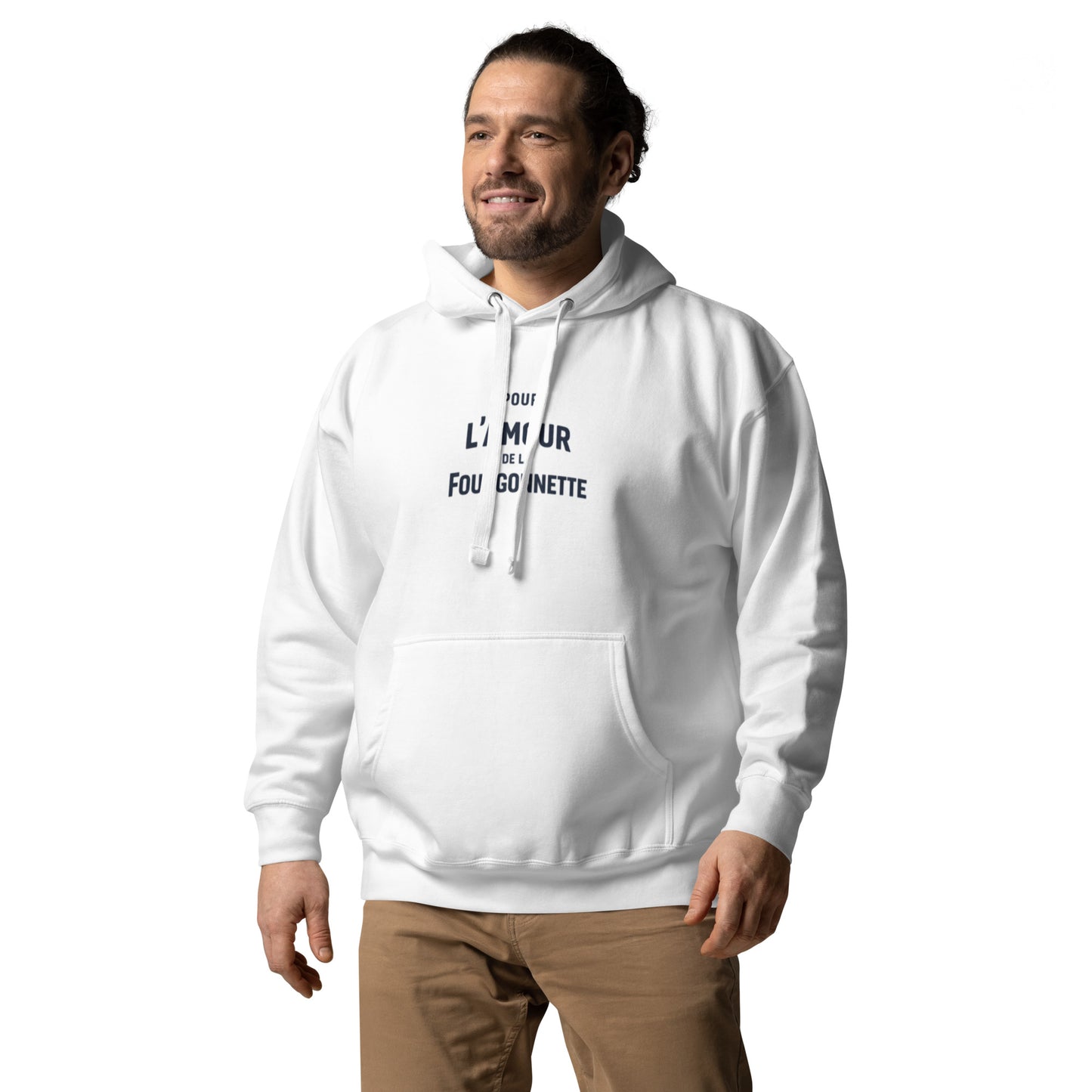 Premium Hoodie “Pour l’Amour de la Fourgonnette” – L’amour Collectie | Citroën 2CV Fourgonnette