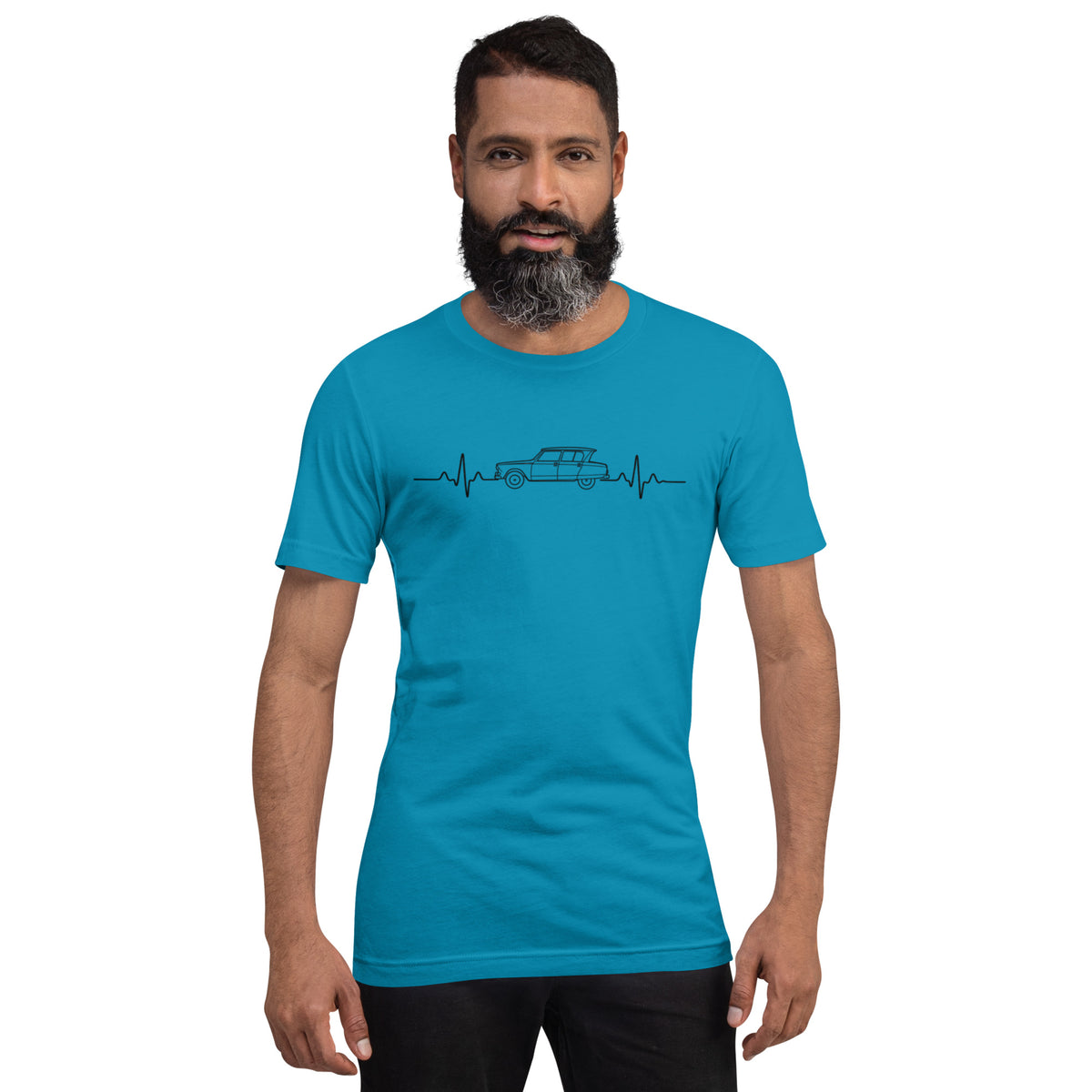 Citroën AMI6 Heartbeat T-shirt – Minimalist Line Drawing | Heartbeat Collection