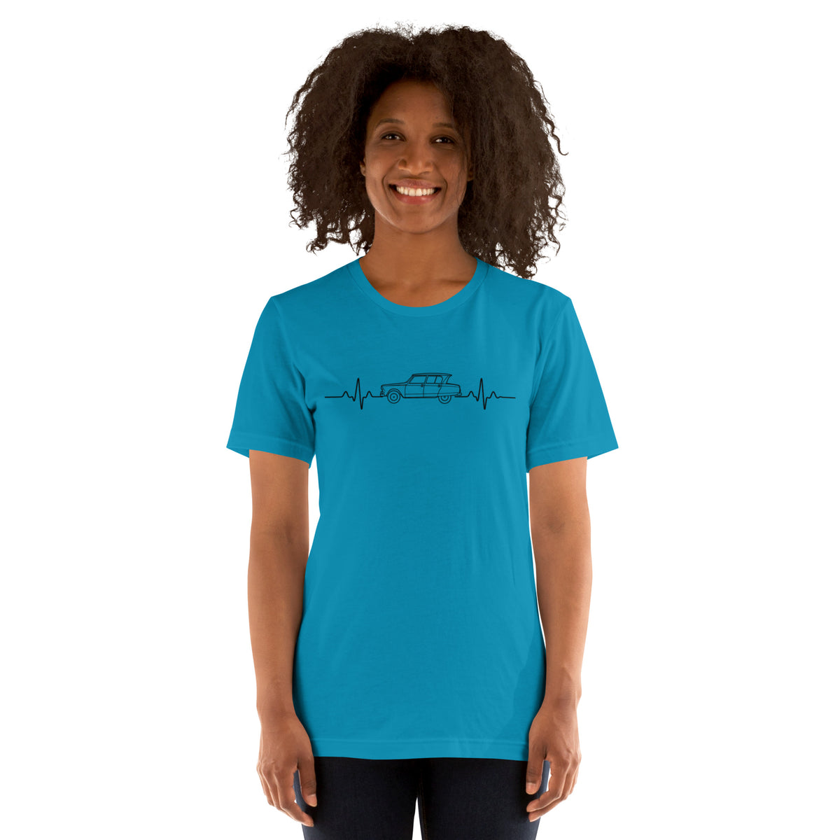 Citroën AMI6 Heartbeat T-shirt – Minimalist Line Drawing | Heartbeat Collection