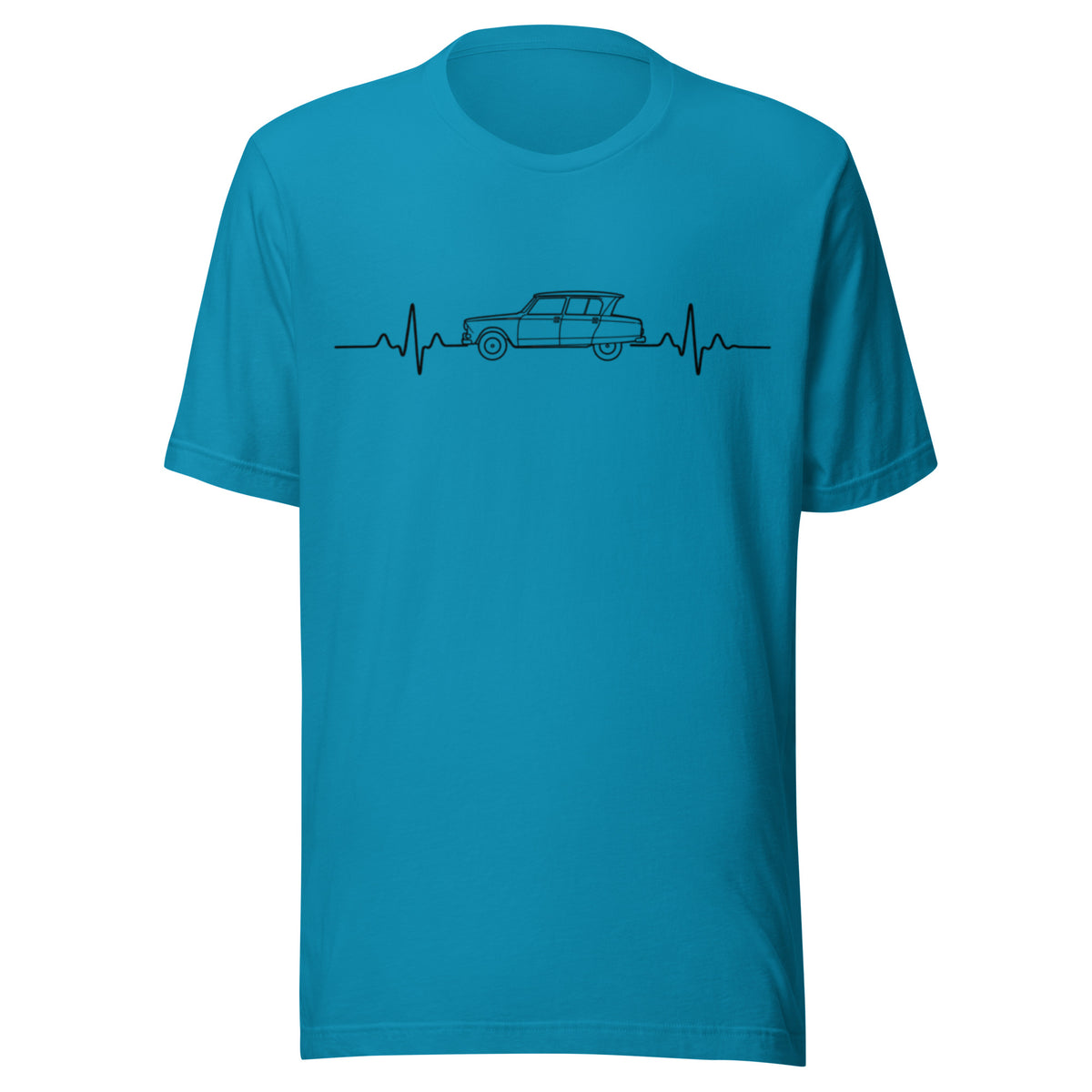 Citroën AMI6 Heartbeat T-shirt – Minimalist Line Drawing | Heartbeat Collection