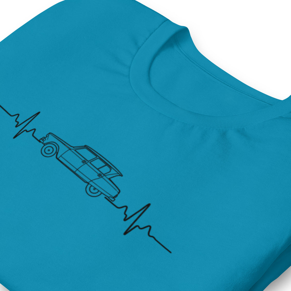 Citroën AMI6 Heartbeat T-shirt – Minimalist Line Drawing | Heartbeat Collection