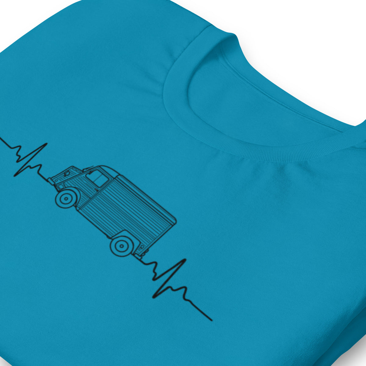 Citroën HY Heartbeat T-shirt – Minimalistische Lijntekening | Heartbeat Collectie
